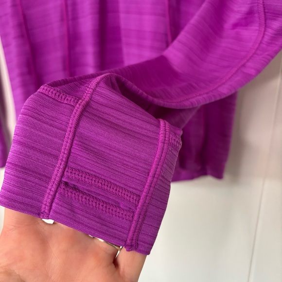 Athleta Pacifica UPF Hoodie w/ thumb holes + pocket 1/4 Zip Top CoverUp Sz Small - Picture 8 of 12